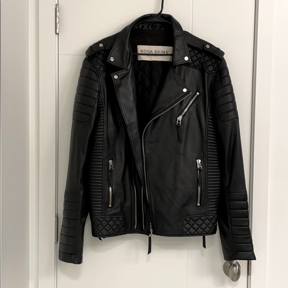 100% Real Napa Leather Jacket